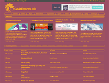 Tablet Screenshot of clubevents.info